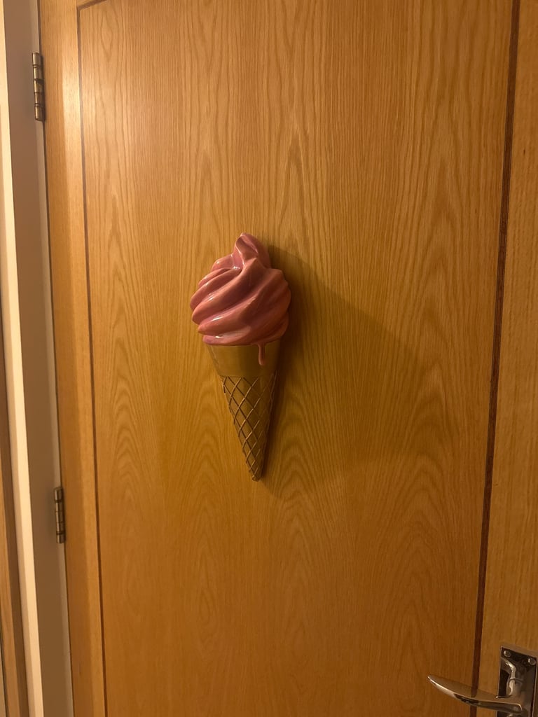 image for Large ice cream cone ornament