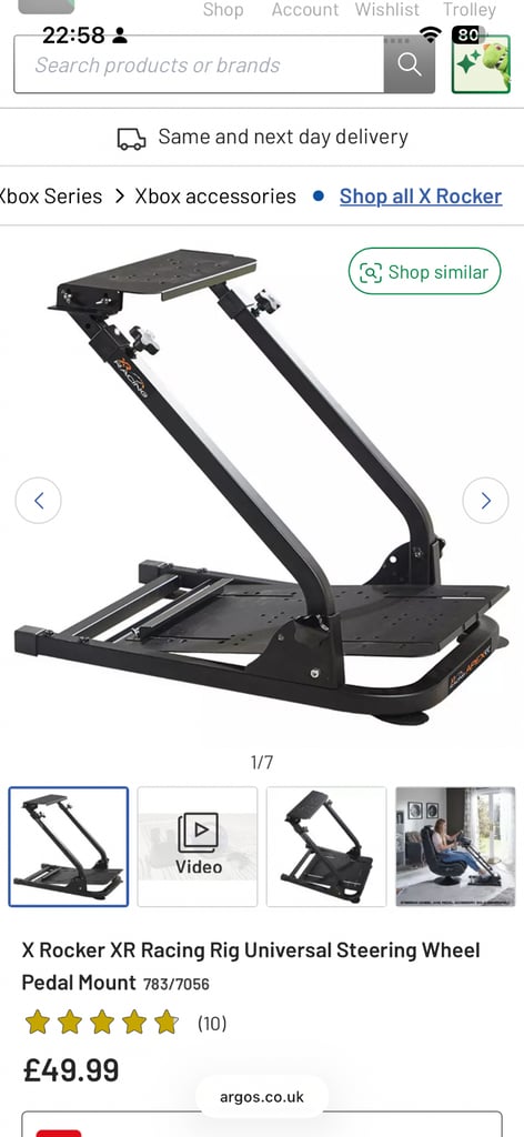 image for XR Racing universal racing steering wheel rig 