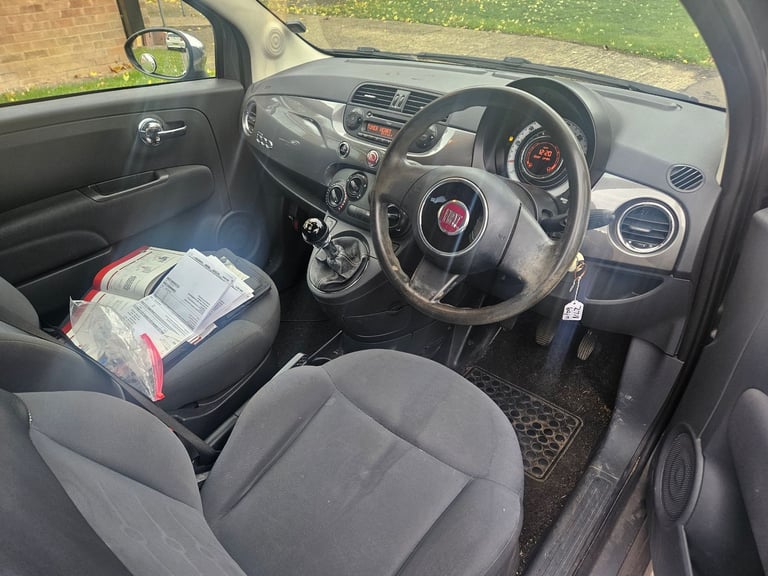 Fiat, 500, Hatchback, 2009, Manual, 1242 (cc), 3 doors