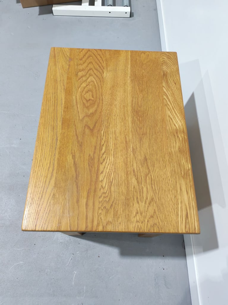 Oak Side Table with Drawer