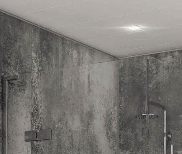 Bathroom pvc cladding panel sheet kitchen garage loft 3 metre lengths 