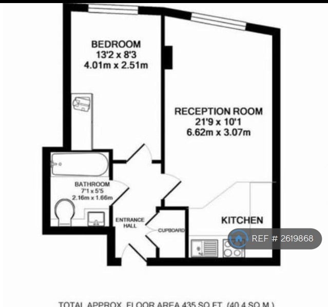 1 bedroom flat in St. George Wharf, London, SW8 (1 bed) (#2619868)