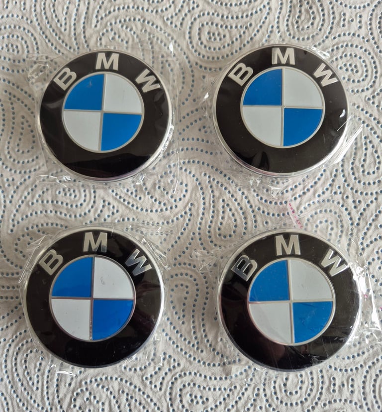 image for BMW Alloy Wheel 68mm Centre Caps x 4