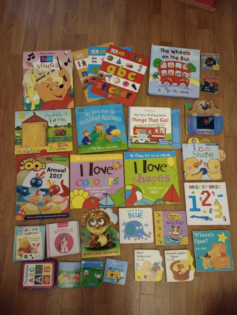 image for Bundle of 28 Baby Books (some interactive) in excellent, good and fair condition