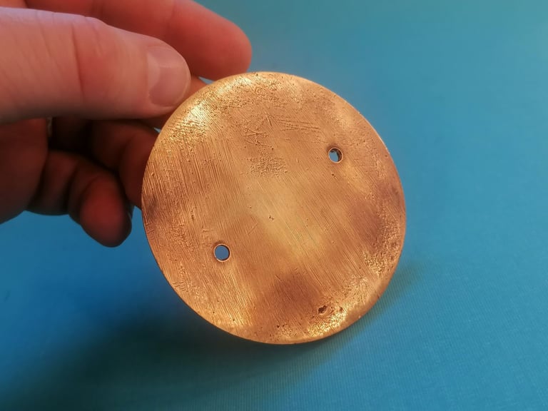 Vintage  brass  Toilet Lady door badge. Measurements on my pictures. As seen.