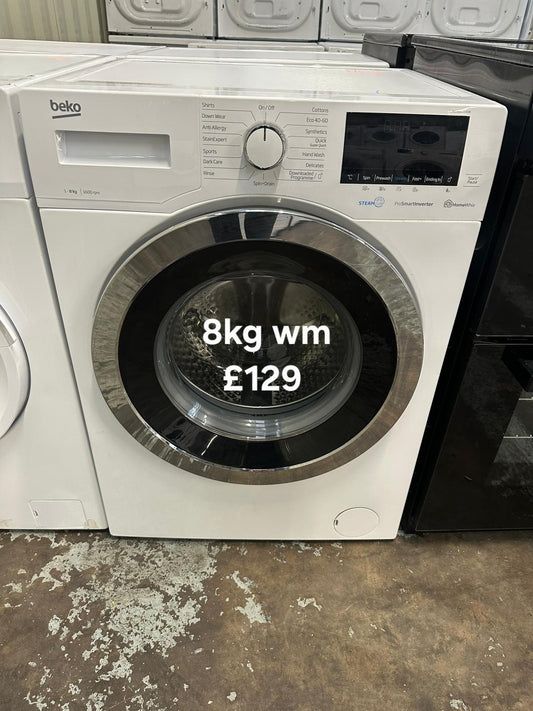 image for Beko 8kg washing machine 🌟 Free Delivery 🌟 120 Days Warranty 🌟 
