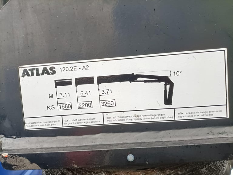 2012 Man Truck & Atlas crane 6x2 Rear Lift Other
