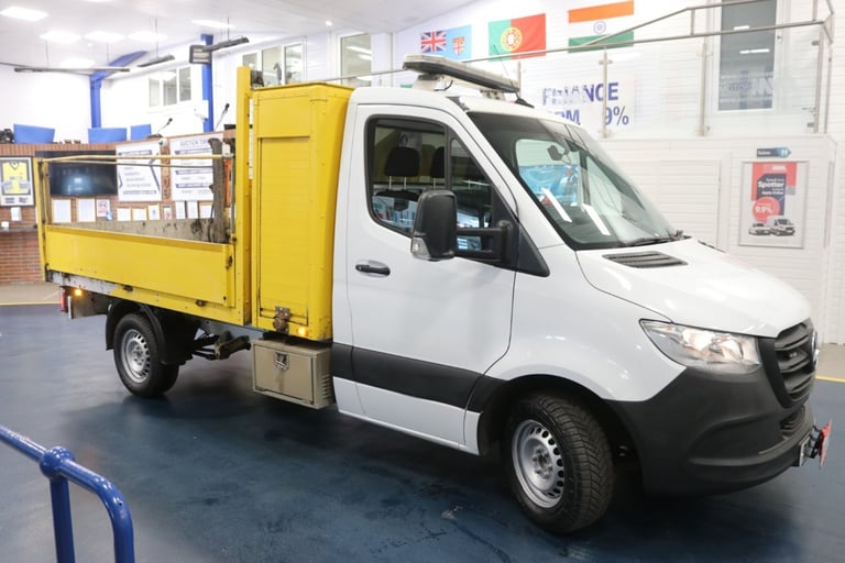 2019 - 19 - MERCEDES SPRINTER 314 2.2CDI 143PS SINGLE CAB DROPSIDE C/W CRANE