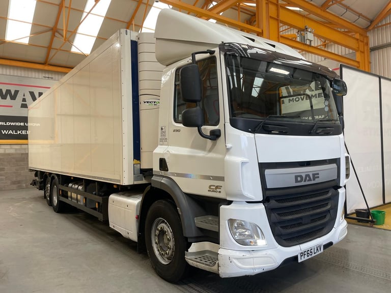 DAF CF290 *EURO 6*, 6X2 26 TONNE INSULATED FRIDGE/FREEZER – 2016 – PF65 LKV