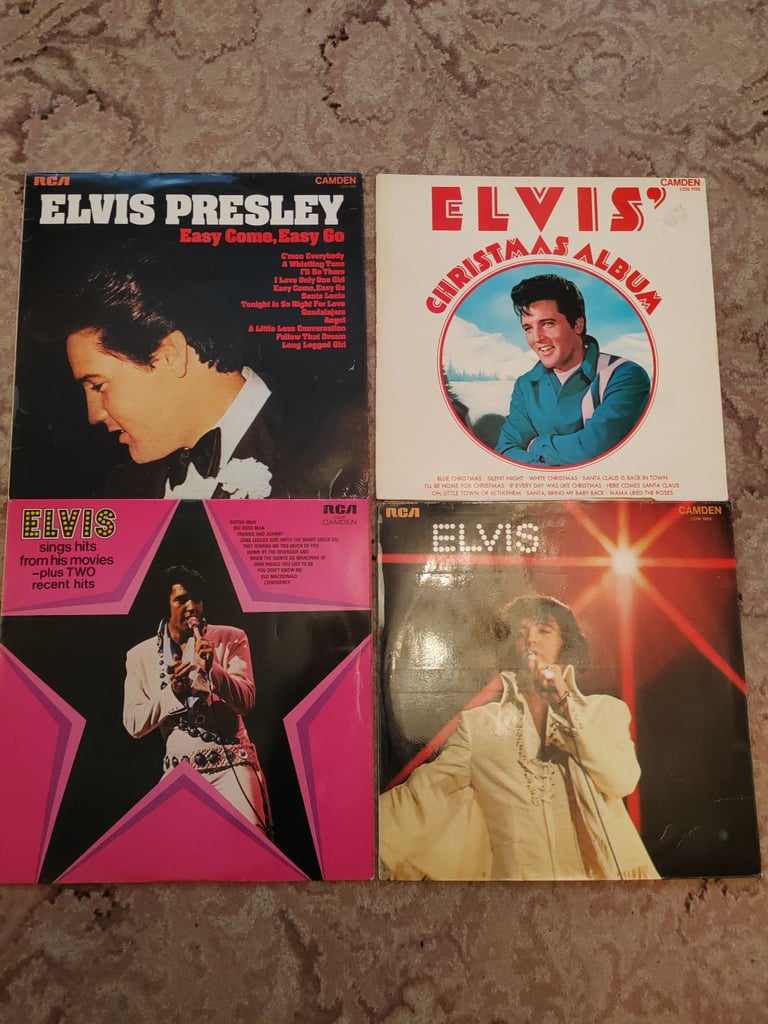image for ELVIS PRESLEY VINYLS 