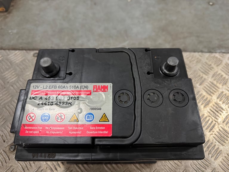 12 volt car battery used condition 