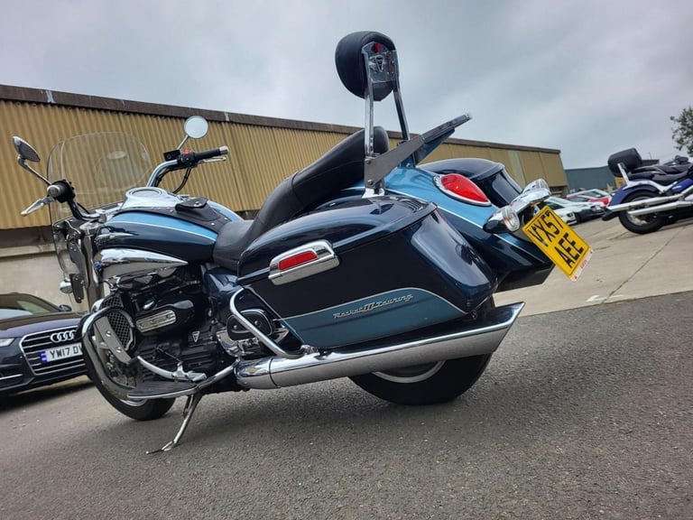 2007 57 TRIUMPH ROCKET 111 3 TOURING 23 BLUE CLASSIC CRUISER TOURER CLEAN