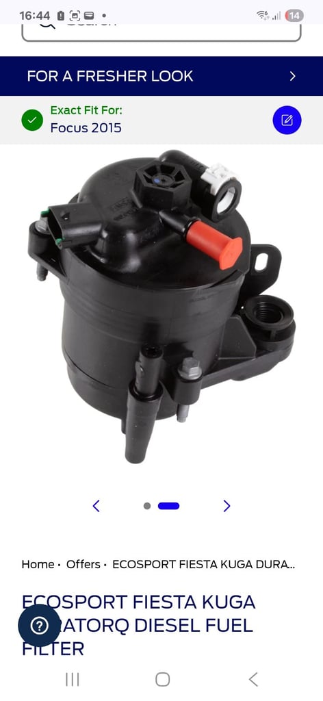 Diesel fuel filter 