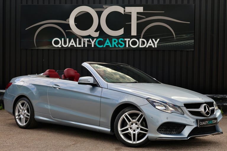 2013 Mercedes E Class E350 CDI 3.9 V6 AMG Sport Convertible *Diamond Silver *