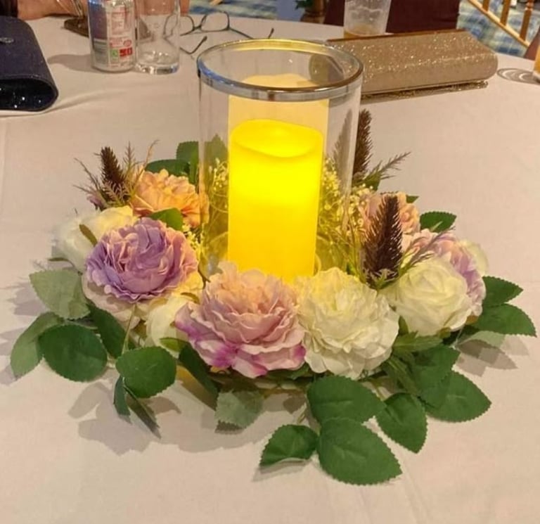 image for Wedding Table Floral Centrepieces 