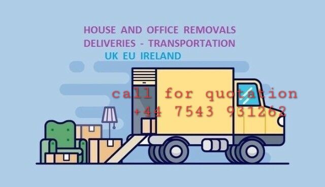 24/7 Man and Van hire house office removals service student move furniture delivery Rubbish removals