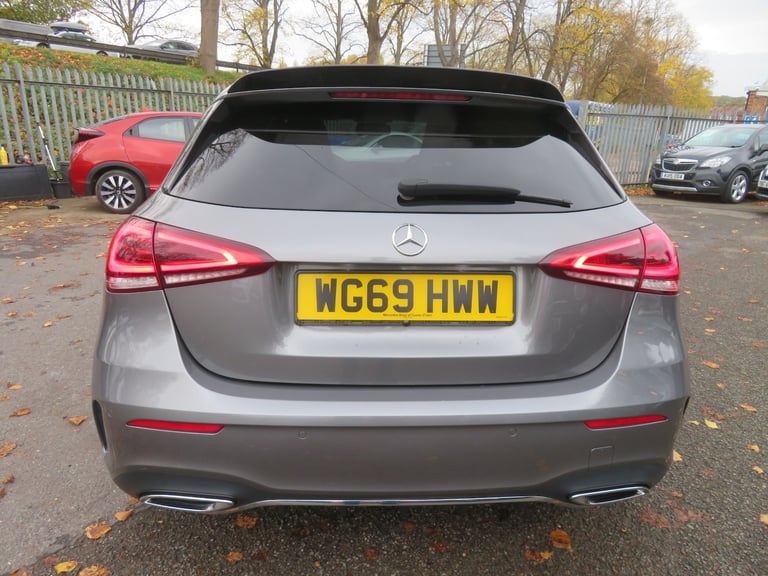 2019 Mercedes-Benz A-Class A180d AMG Line Executive 5dr Auto Grey HATCHBACK Diesel Automatic