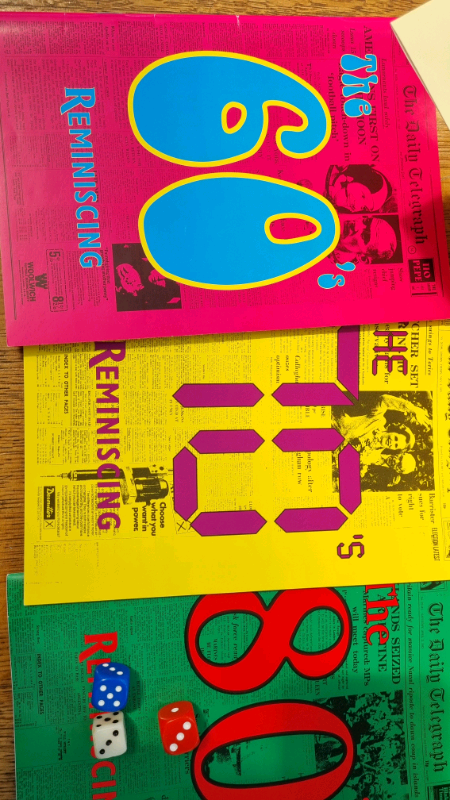 REMINISCING 1960's - 1990's bOARD Game