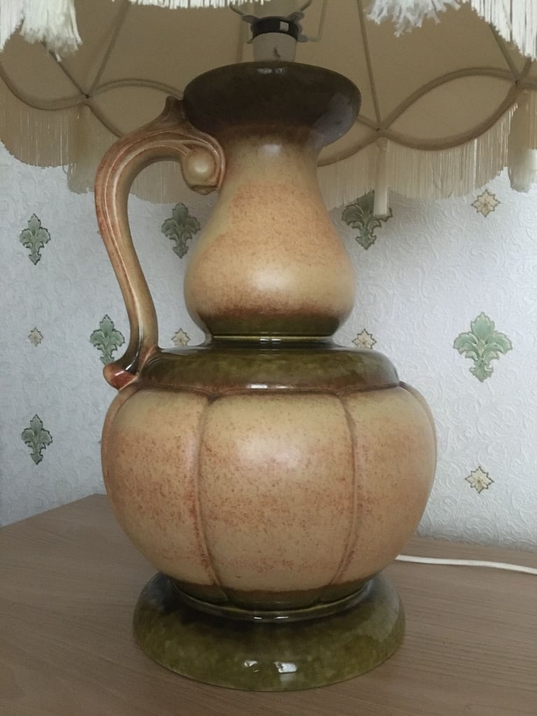image for Large ceramic table lamp ..... 60/70's 