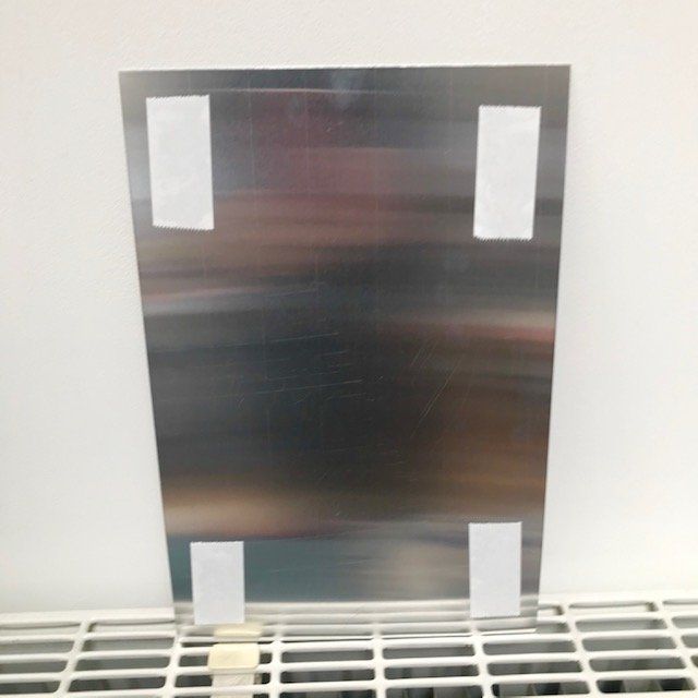 VINTAGE LAS VEGAS TRAVEL POSTER, FLY TWA 1950S, METAL PLAQUE