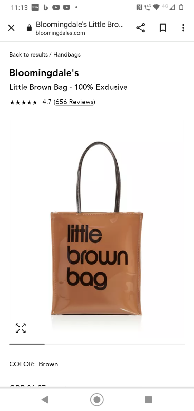 Little brown bag, in Cupar, Fife