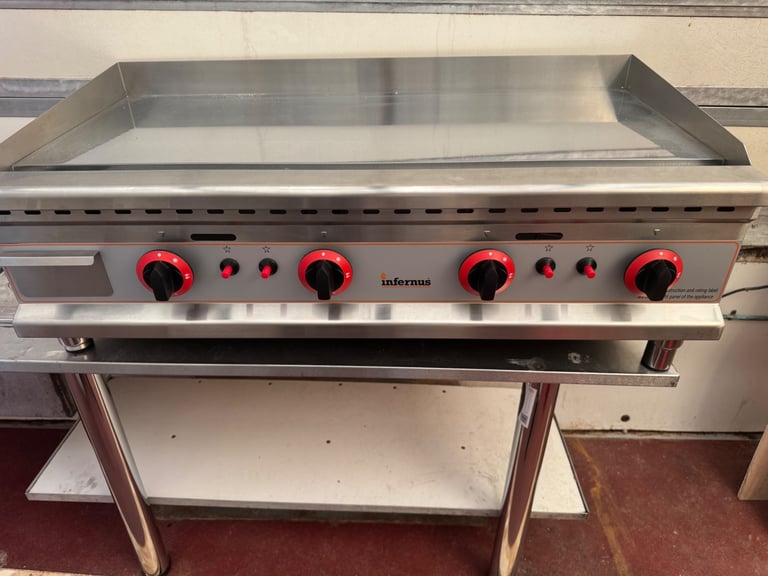 image for Chrome gas griddle 4 burner