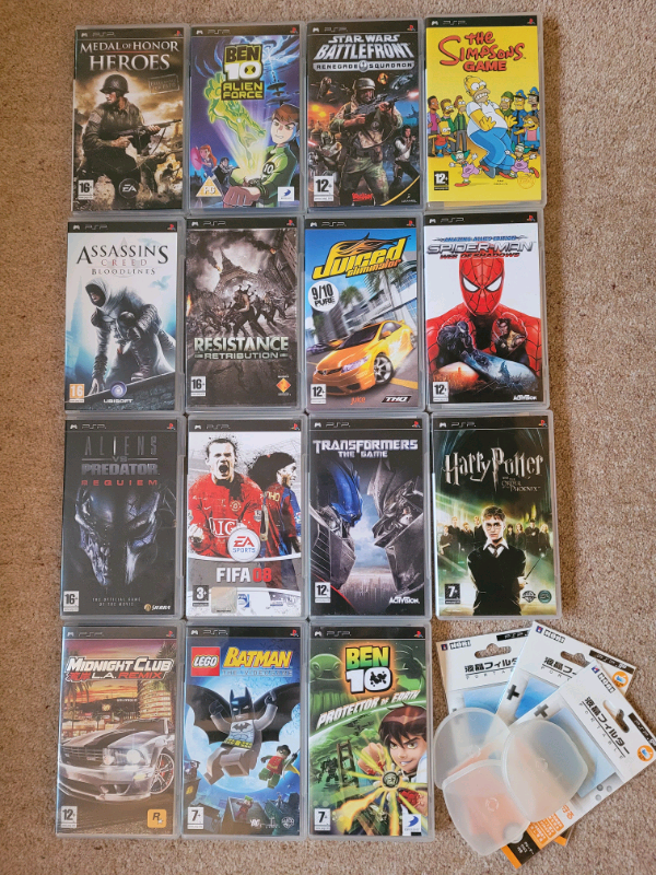 PSP Games + Free Gifts