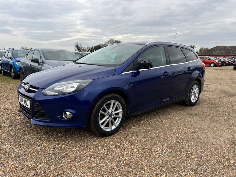 2014 FORD FOCUS TITANIUM ESTATE AUTOMATIC BLUE SALVAGE DAMAGED REPAIR CAT S ULEZ