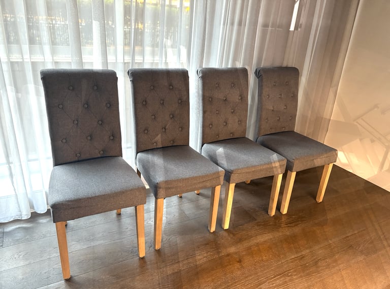 image for 🪵🍽️ Beautiful Dining Chairs – Sold together or separately ✨