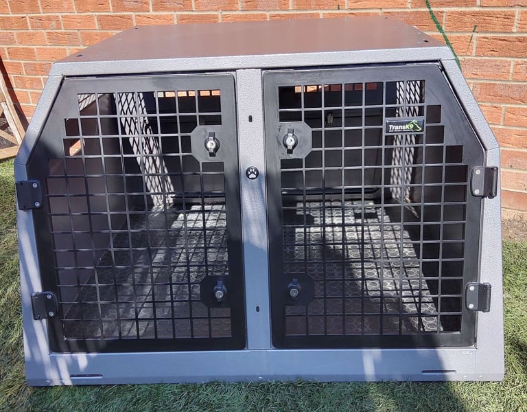 TransK9 ( B18 ) Transport double dog cage (Lockable & Crash Tested) Trans K9