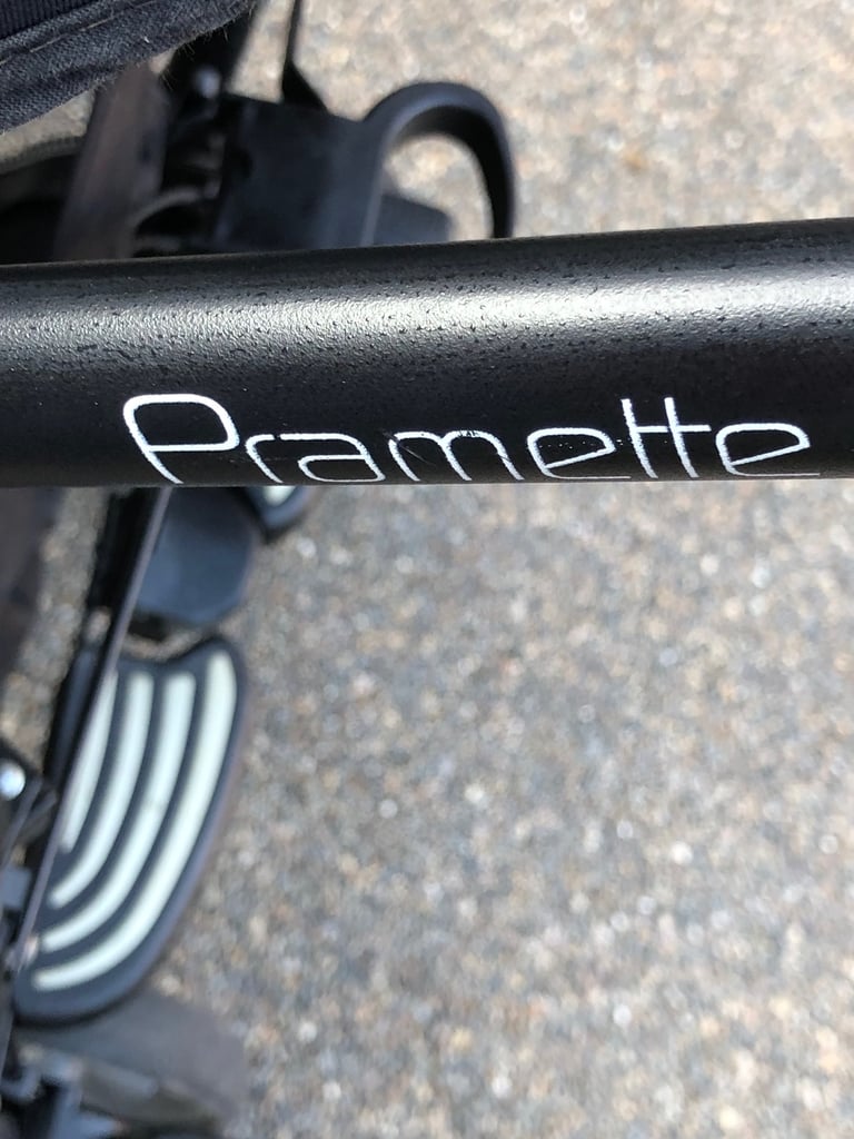 MAMAS and PAPAS PRAMETTE BLACK PUSHCHAIR 