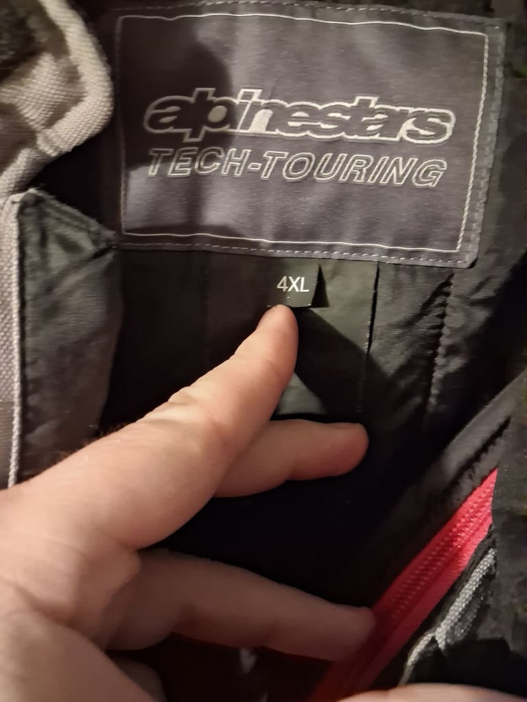 Men's Alpinestar motorbike jacket 