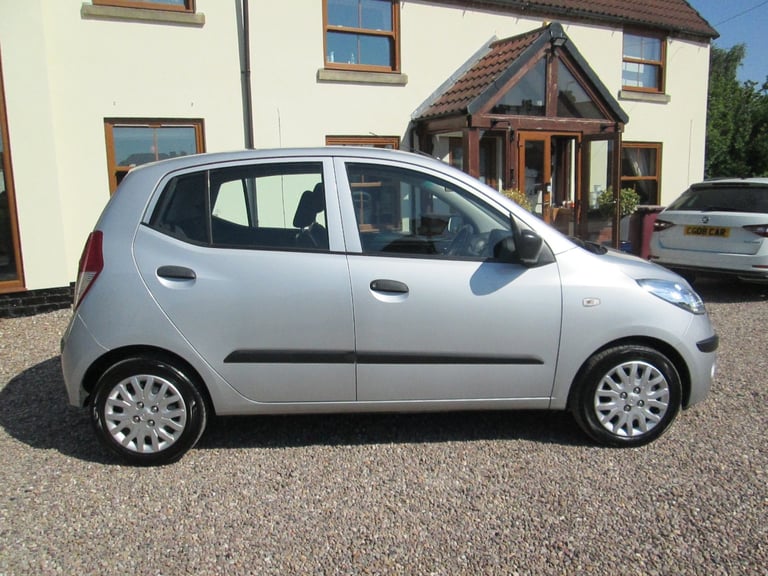 Hyundai i10 Classic. 2009. Silver. Just 12,000 miles. Service history. £35 tax. 