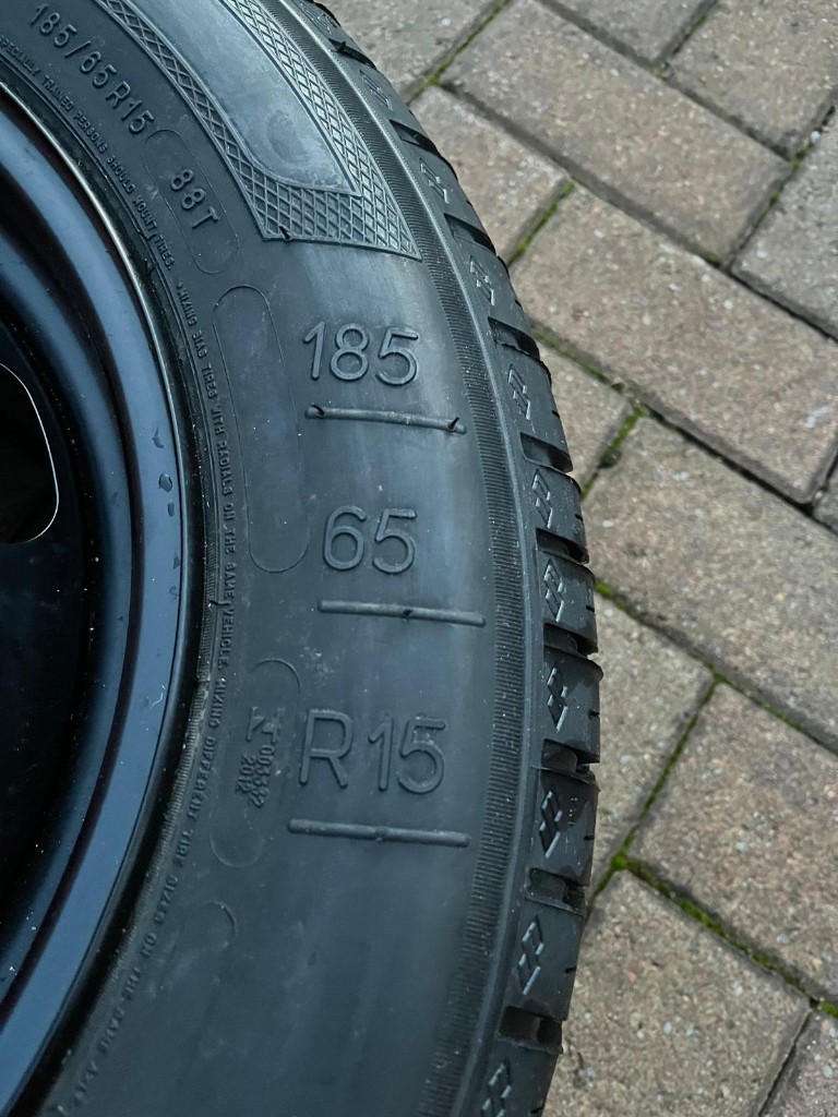 Full Size Spare Wheel 185/65 R15 Citroen PCD 4x108