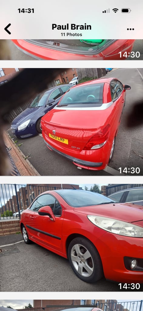 Peugeot, 207, Convertible, 2011, Manual, 1598 (cc), 2 doors