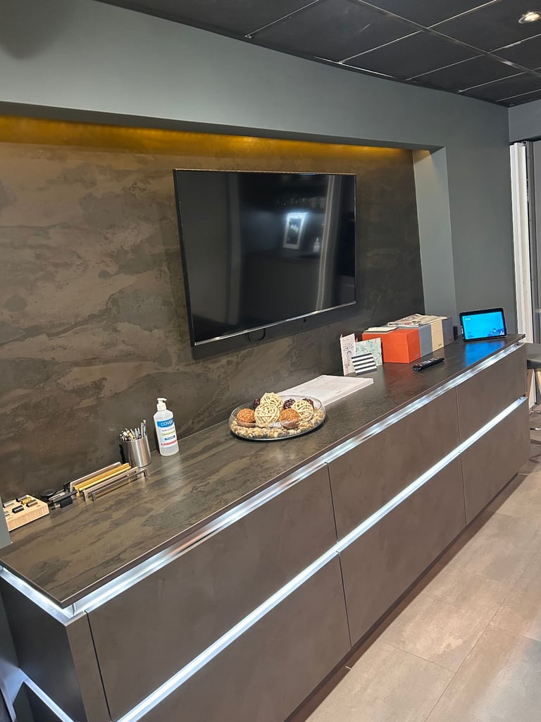 image for 70% OFF-Ex-display TV Area for sale + Dekton Worktop & Cladding included