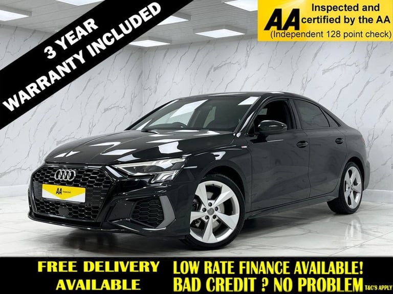 2020 Audi A3 1.5 TFSI 35 S line Saloon 4dr Petrol Manual Euro 6 (s/s) (150 ps) Saloon Petrol Manual