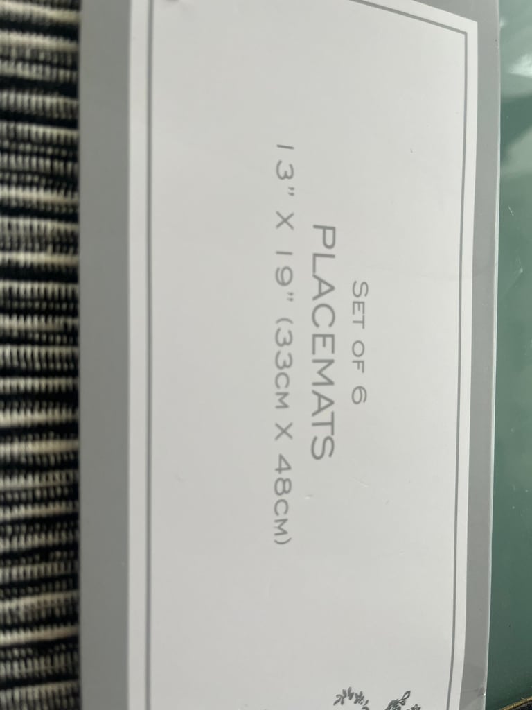 Set of 6 Placemats - Brand New