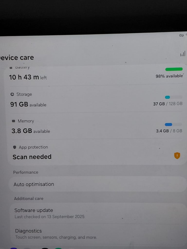 Samsung galaxy tab a9 plus wifi only 128GB