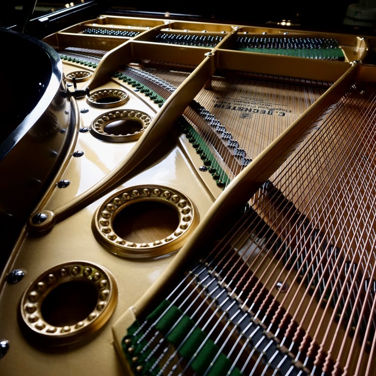 Restored Bechstein Model L Baby Grand Piano Black | Delivery, Warranty, Stool, Tuning