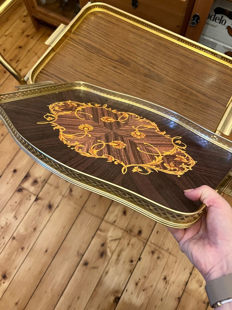 Vintage drinks trolley 