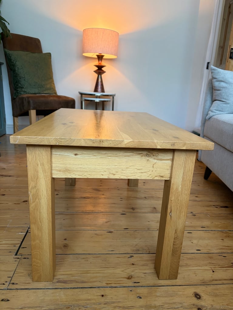 Wooden coffee table