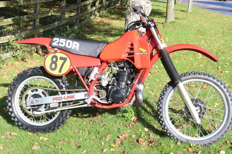 Honda CR250R CR 250 R  Pro Link 1982 fresh from a US museum 