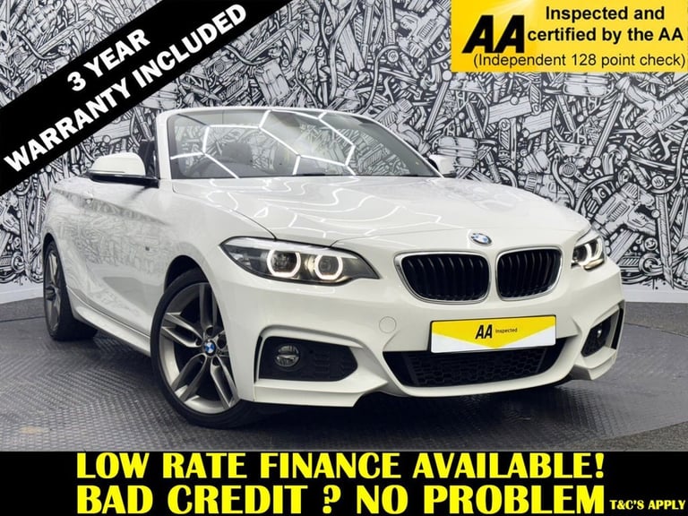image for 2018 BMW 2 Series 2.0 218d M Sport Convertible 2dr Diesel Auto Euro 6 (s/s) (150 ps) Convertible ...