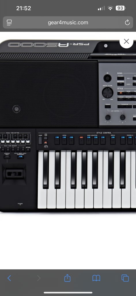 Keyboard YAMAHA A 5000 professional instrument 