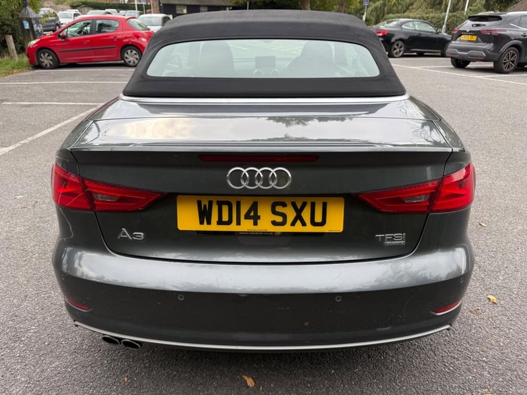 2014 Audi A3 Cabriolet 1.8 TFSI S line S Tronic quattro Euro 6 (s/s) 2dr