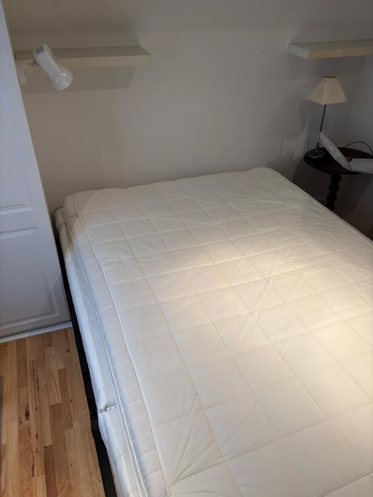 Ikea sofa bed / futon + mattress topper and mattress protector