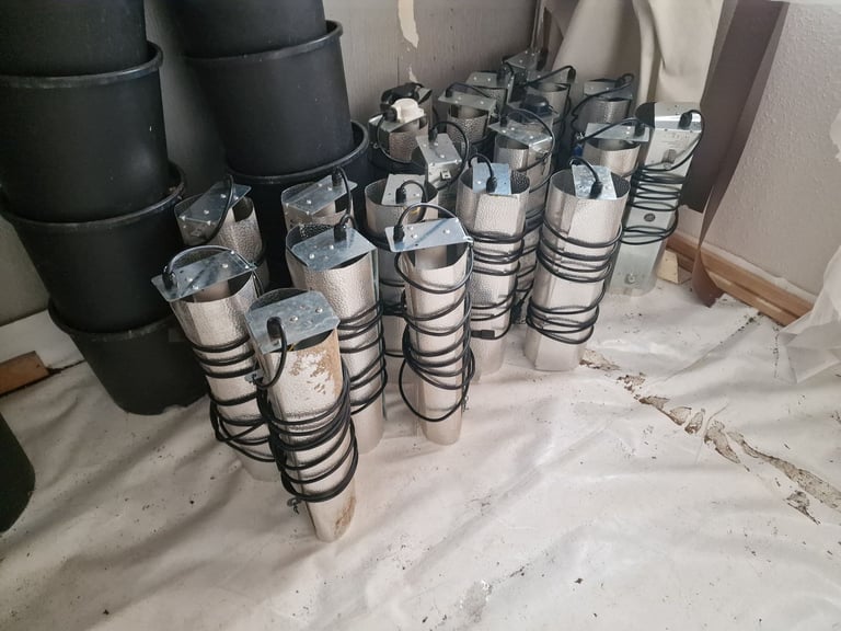Hydroponic grow equipment joblot isomax extractor ballasts lights lamps carbon filter acoustic fans