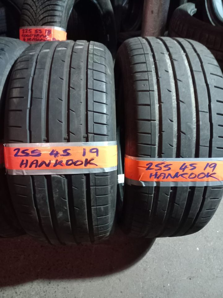 255 45 19 Hankook only Matching set £200 fitted and balance open 7 days a week