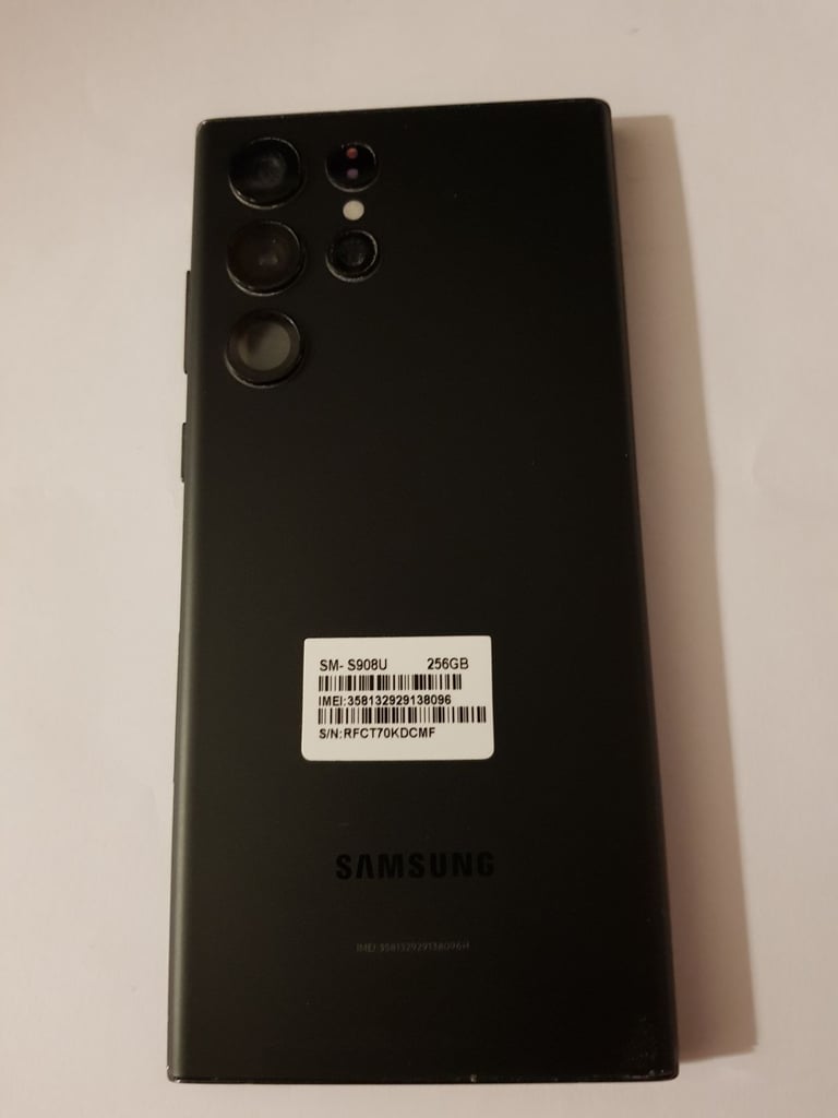 Samsung s22 ultra 256gb boxed swap flip phone